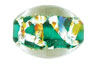 Multi-colored Foil Ovals : Emerald
