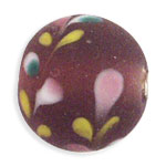 Matte Round 12mm : Amethyst