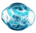 Silver Foil Ovals 17/14mm: Aquamarine