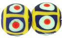 African Style Round 10mm (Matte) : Cobalt