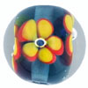 3D - Flower Round 14mm: Montana Blue