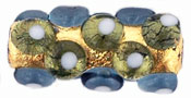 Cylinder Foil 15/7 mm: Gold - Montana Blue