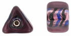 Triangle Silver Foil 6/10mm: Amethyst