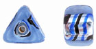 Triangle Silver Foil 6/10mm: Sapphire