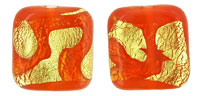Gold Foil Squares 13/13mm : Hyacinth