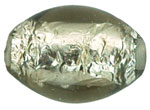 Silver Foil Oval Tubes 13/8mm: Black Diamond