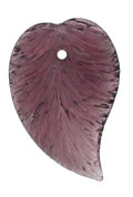 Leaves - 25/17mm: Amethyst
