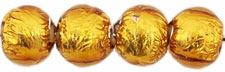 Silver Foil Rounds 6mm : Topaz