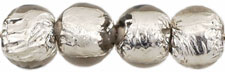 Silver Foil Rounds 6mm : Black Diamond