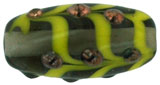 Yellow Bumpy Ovaled Tube 18/8mm: Black Diamond