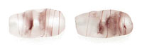 Color Swirl Tubes 11.5/5.5mm : Matte - Crystal