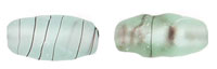 Color Swirl Tubes 11.5/5.5mm : Matte - Peridot