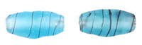 Color Swirl Tubes 11.5/5.5mm : Matte - Aquamarine
