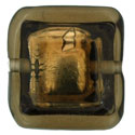 Bubble Cubes 14mm: Smoky Topaz