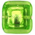 Bubble Cubes 14mm: Peridot
