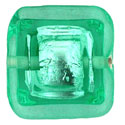 Bubble Cubes 14mm: Peridot