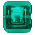 Bubble Cubes 14mm: Emerald
