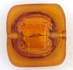 Large Bubble Cube 18mm : Med Topaz