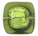 Large Bubble Cube 18mm : Olivine