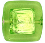 Large Bubble Cube 18mm: Peridot