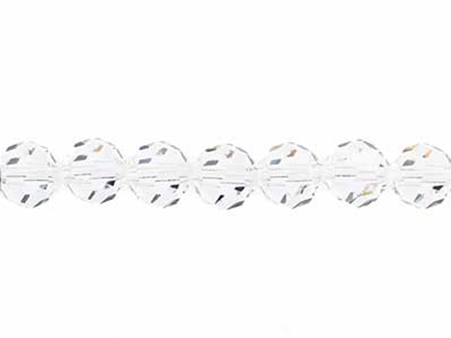 Preciosa : MC Bead Reg.Cut 19-602 Round 4mm - Crystal (40pcs)