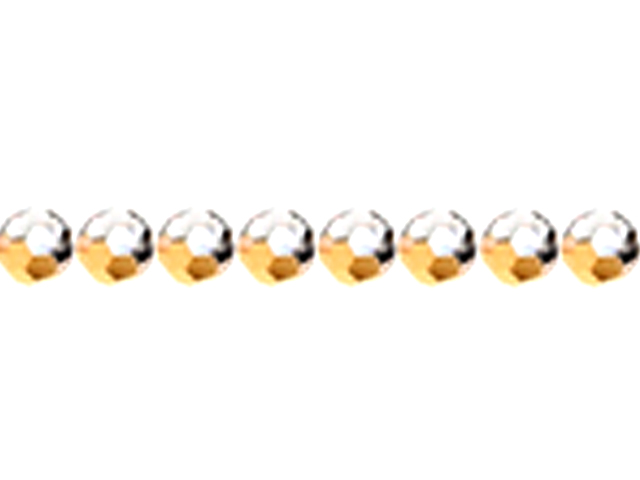 Preciosa : MC Bead Reg.Cut 19-602 Round 4mm - Aurum Halfcoat (40pcs)