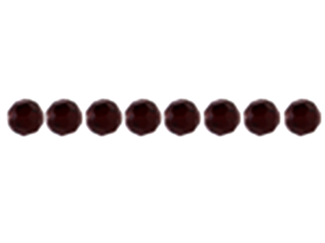 Preciosa : MC Bead Reg.Cut 19-602 Round 4mm - Garnet (40pcs)