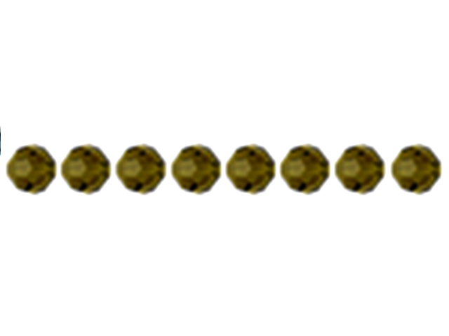 Preciosa : MC Bead Reg.Cut 19-602 Round 4mm - Olivine (40pcs)