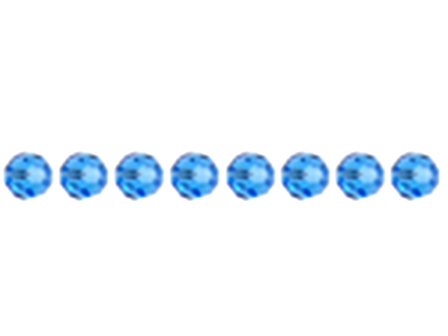 Preciosa : MC Bead Reg.Cut 19-602 Round 4mm - Sapphire (40pcs)