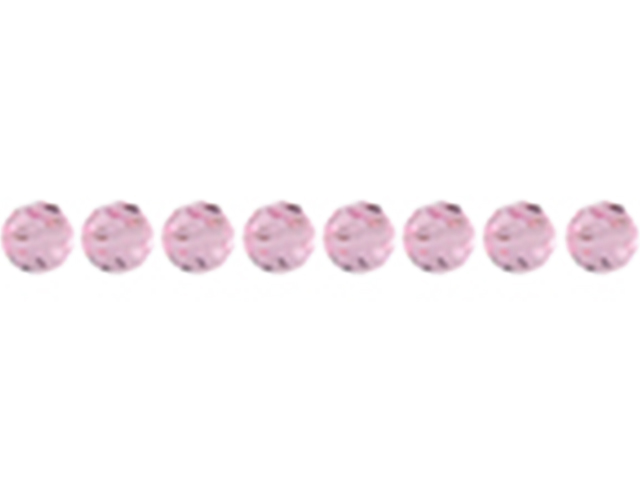 Preciosa : MC Bead Reg.Cut 19-602 Round 4mm - Pink Sapphire (40pcs)