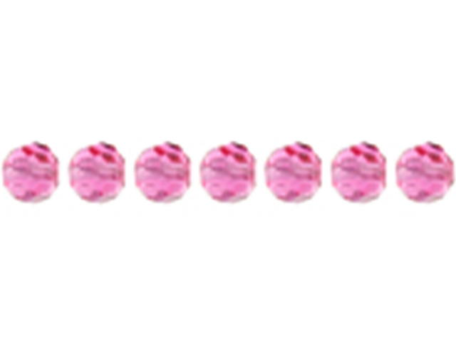 Preciosa : MC Bead Reg.Cut 19-602 Round 4mm - Fuchsia (40pcs)