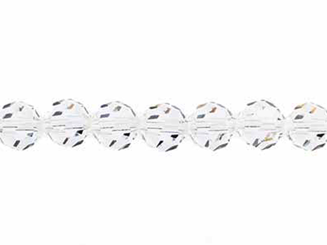 Preciosa : MC Bead Reg.Cut 19-602 Round 5mm - Crystal (32pcs)