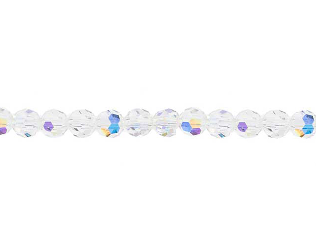 Preciosa : MC Bead Reg.Cut 19-602 Round 5mm - Crystal AB (32pcs)