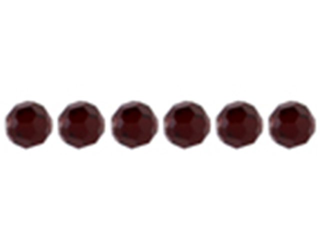 Preciosa : MC Bead Reg.Cut 19-602 Round 5mm - Garnet (32pcs)