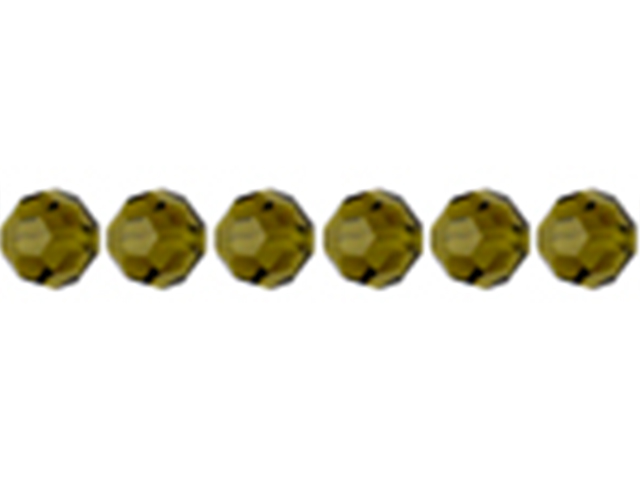 Preciosa : MC Bead Reg.Cut 19-602 Round 5mm - Olivine (32pcs)