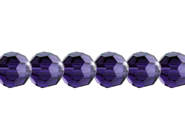 Preciosa : MC Bead Reg.Cut 19-602 Round 5mm - Tanzanite (32pcs)