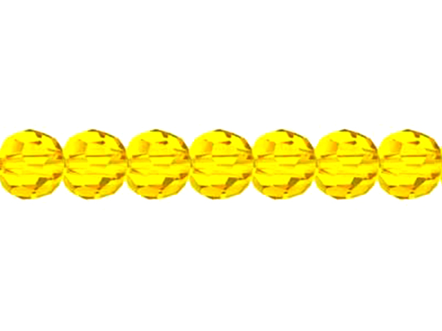 Preciosa : MC Bead Reg.Cut 19-602 Round 6mm - Citrine (36pcs)