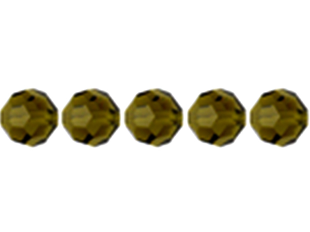 Preciosa : MC Bead Reg.Cut 19-602 Round 6mm - Olivine (36pcs)