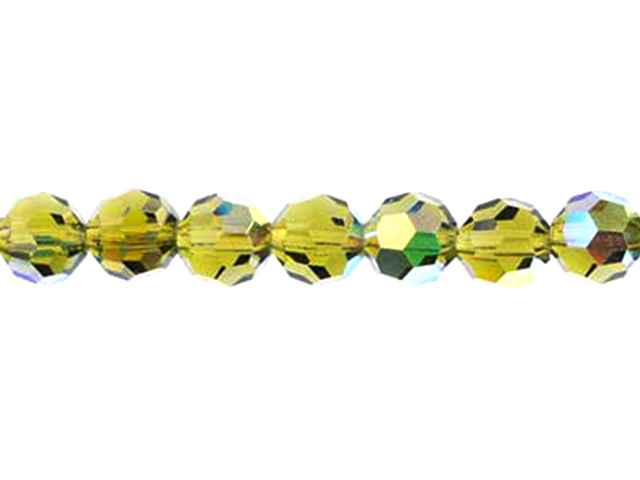 Preciosa : MC Bead Reg.Cut 19-602 Round 6mm - Olivine AB (36pcs)