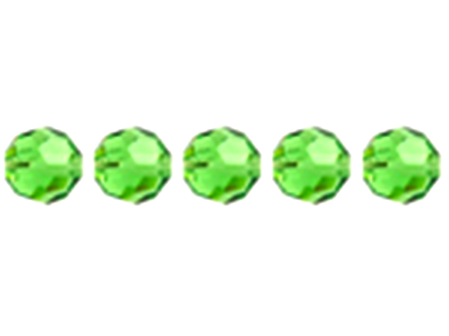 Preciosa : MC Bead Reg.Cut 19-602 Round 6mm - Peridot (36pcs)