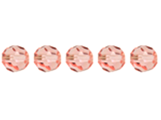 Preciosa : MC Bead Reg.Cut 19-602 Round 6mm - Light Rose (36pcs)