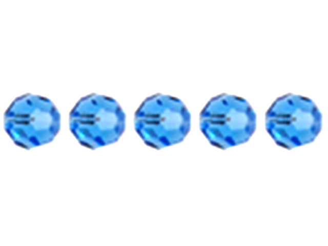 Preciosa : MC Bead Reg.Cut 19-602 Round 6mm - Sapphire (36pcs)
