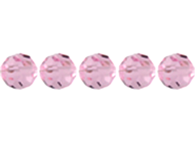 Preciosa : MC Bead Reg.Cut 19-602 Round 6mm - Pink Sapphire (36pcs)