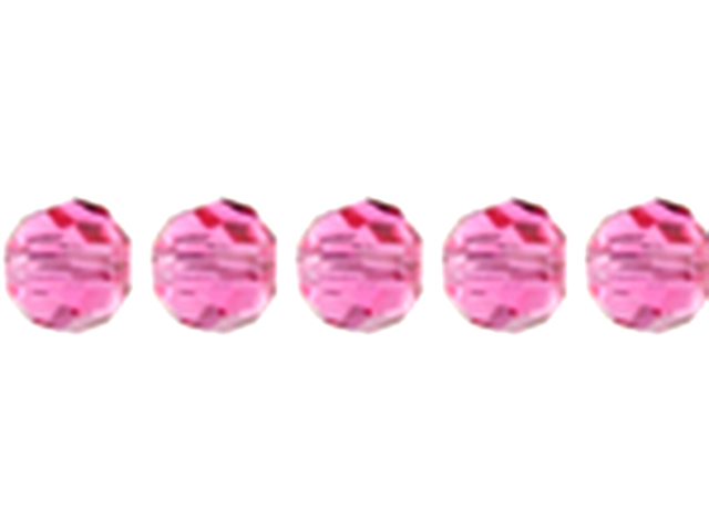 Preciosa : MC Bead Reg.Cut 19-602 Round 6mm - Fuchsia (36pcs)