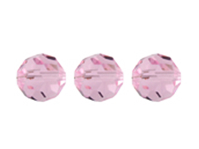 Preciosa : MC Bead Reg.Cut 19-602 Round 10mm - Pink Sapphire (24pcs)