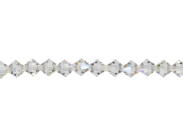 Preciosa : MC Bead 69-302 Rondell 3mm - Crystal AB (90pcs)