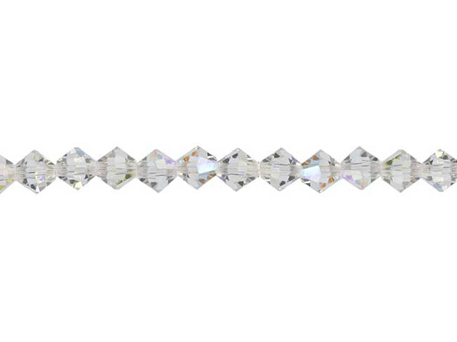 Preciosa : MC Bead 69-302 Rondell 4mm - Crystal AB (40pcs)