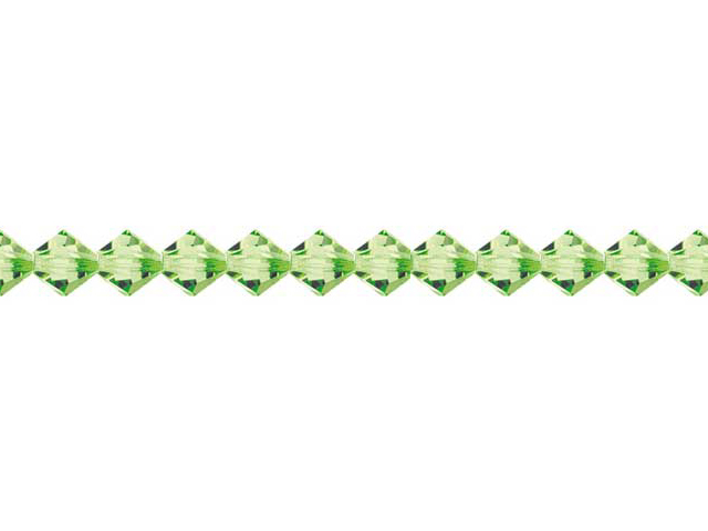 Preciosa : MC Bead 69-302 Rondell 4mm - Peridot (40pcs)