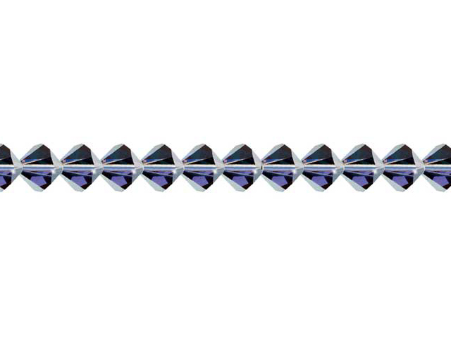 Preciosa : MC Bead 69-302 Rondell 4mm - DeepTanzanite (40pcs)