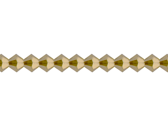 Preciosa : MC Bead 69-302 Rondell 4mm - Golden Flare (40pcs)